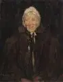 Walter Heimig, Lachende Bäuerin, 1909, Öl auf Holz