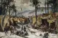 Emil Rieck, Wallensteins Lager, Öl auf Leinwand