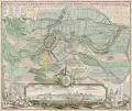 Johann Baptist Homann, Prospect und Grundris der Keiserl Freyen Reichs und Ansee Stadt Bremen