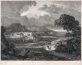 Johann Christian Reinhart, Die grosse heroische, Schiller dedicierte Landschaft