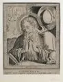 Hieronymus Wierix, Helige Hieronymus, Vor 1610, Kupferstich auf Bütten nach Philip Galle