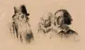 Adolph von Menzel, Köpfe- und Figurenstudien