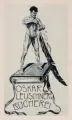 Alois Kolb, Exlibris Richard Troplowitz, Radierungen mit Aquatinta auf "Fortuna"-Bütten