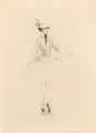 Ernst Oppler, Tänzerin, Um 1920, Radierung auf Bütten