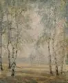 Otto Altenkirch, Birken im Morgennebel