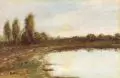 Landschaft by Bartolomeo Bezzi, 1902, Öl auf Malpappe, sold Mar 2020