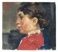 Max Feldbauer, Chiemgauer Mädchen, 1904, Öl auf Leinwand