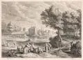 Schelte Adamsz. Bolswert, Schlosspark, 1638, Kupferstich auf Bütten nach Peter Paul Rubens