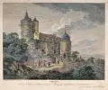 Adrian Zingg, Stolpen, Um 1800, Kupferstich und Radierung, altkoloriert, auf Bütten