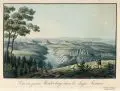 Vue du grand Winterberg dans la Suisse Saxonne by Meser'sche Kunst- und Musikalienhandlung, Um 1830, Umrissradierung, altkoloriert, auf Bütten, sold Mar 2020