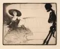 Georg Erler, Tod und Dame im Gespräch. Anfang 20. Jh