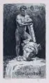 Bruno Héroux, Karl Emich zu Leiningen-Westerburg, Radierungen auf dünnem Papier bzw