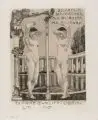 Max Klinger, Ex Libris Fritz Gurlitt 'Kunst und Natur', 1885, Radierungen und Kupferstich auf China, vollflächig auf Karton kaschiert