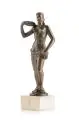 Otto Rost, Flora, Um 1924, Weißmetall, gegossen und grünbraun patiniert