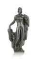Otto Rost, Kleine Venus, Um 1943, Weißmetall, gegossen und grünschwarz patiniert