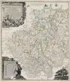Pieter (Petrus junior) Schenk, Carte von Ertzgebürgischen Creysse in Churfürstenthum Sachsen, Um 1760, Kolorierter Kupferstich auf kräftigem Bütten