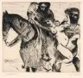 Lovis Corinth, Frauenräuber, 1917, Radierung auf Bütten