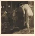 Georg Jahn, Drei Mädchenakt am Waldsee