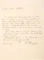 Max Klinger, Zwei handschriftliche Briefe Max Klingers, 1906/1907, Autographen in Tusche auf Maschinenbütten, o.li. mit Monogramm-Prägung "M.K." versehen
