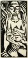 Max Pechstein, Säugling, 1918, Holzschnitt auf feinem Japan