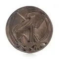 In Verehrung Ernst Barlach by Hermann Naumann, 1987, Bronze, gegossen und goldbraun patiniert, sold Dec 2019
