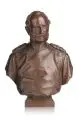 Carl Seffner, Georg, Bronze, hohl gegossen und rotbraun patiniert