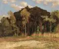 Walter Besig, Der Kiefernhain, 1932, Öl auf Hartfaser