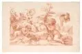 Jean-Honoré Fragonard, (Nachfolge), Allegorie des Sommer. Wohl 2. H. 18. Jh