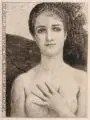 Max Klinger, Die Quelle, 1889, Radierung mit Kupferstich auf Kupferdruckpapier