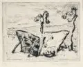 Rüdiger Berlit, Steinklopfer, Um 1916, Radierung auf kräftigem Kupferdruckpapier