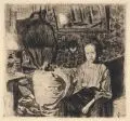 Junges Paar by Käthe Kollwitz, 1904, Radierung auf Papier, sold Sep 2019