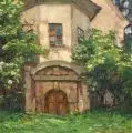 Otto Altenkirch, Weinkeller, Öl auf Leinwand