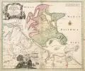 Gabriel Bodenehr d.Ä., Verschiedene Stecher, Insel Rügen / Mecklenburg / Zwei Darstellungen zu Damgarten, 1633-1700, Kupferstiche auf kräftigem Bütten, partiell grenz- und flächenkoloriert