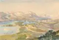 Cäcilie Graf-Pfaff, Capri. Frühes 20. Jh, Aquarell auf Bütten