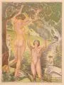 Ludwig von Hofmann, Reife Früchte, 1916, Farblithographie auf chamoisfarbenem Velin
