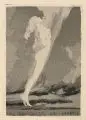 Max Klinger, Ex Libr. Hildegard Heyne, 1918, Aquatintaradierung auf wolkigem Papier