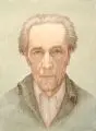 Erich Lindenau, Selbstbildnis en face