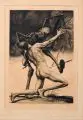 Todeskampf by Richard Müller, 1913, Radierung in Schwarzbraun auf Bütten, sold Jun 2019