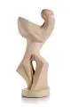 Hermann Naumann, Phallus-Skulptur, 1970, Zementguss, chamoisfarben bis rötlich gefasst