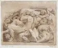 Stefano Mulinari, Jupiter und Aigina, 1774, Radierung und Aquatinta in Braun auf festem Bütten