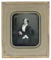 Hermann Krone, Damenbildnis, Um 1850/1860, Daguerreotypie, 1/4 Platte