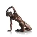 Arno Breker, Grazie, 1979, Bronze, gegossen, braun patiniert