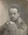Otto Schubert, Unbekannter (Front-)Fotograf, Porträt Otto Schubert als Soldat, 1914, Silbergelatineabzug