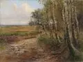 Albert Ernst Mühlig, Im Juli, Öl auf Leinwand