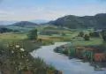 Karl Wagner, Kinzigtal im Schwarzwald, Öl auf Leinwand