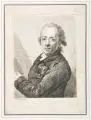 Anton Graff, Selbstbildnis an der Staffelei, Wohl 1787, Radierung auf Bütten