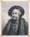 Georg Friedrich Schmidt, Rembrandt, se Ipsum pinx., 1771, Radierung auf Bütten
