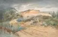 Ernst Erwin Oehme, Dünenlandschaft. Spätes 19. Jh
