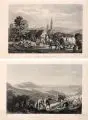 Ludwig Richter, Wanderung durch den Harz, Radierungen auf feinem, wolkigen Papier