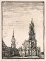 Siegfried Berndt, Dresden - Hofkirche und Hausmannsturm